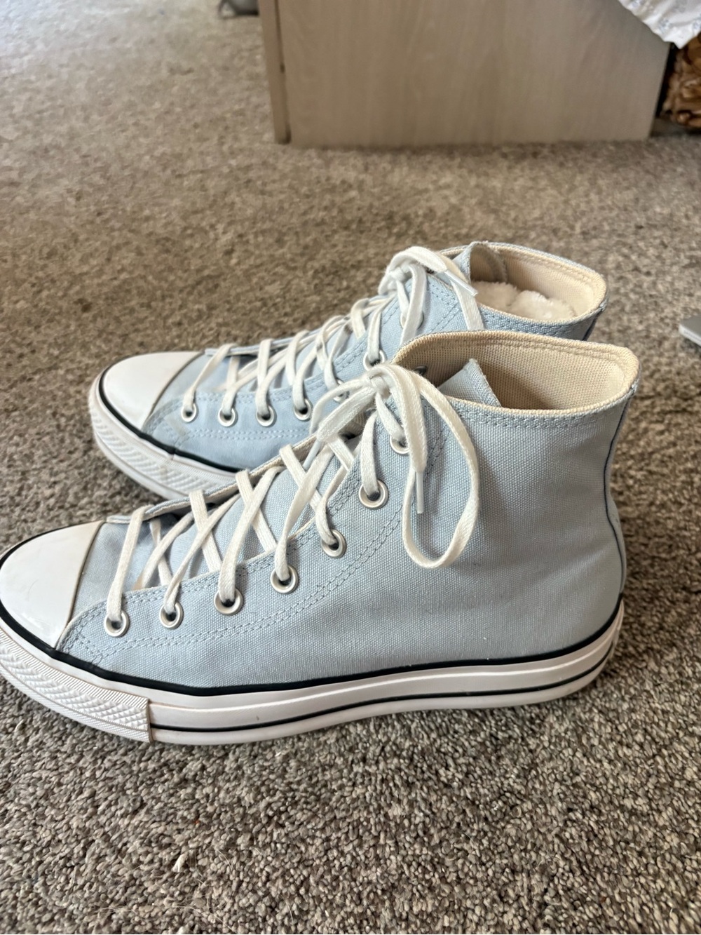 Converse Chuck Taylor All Star Platform sneakers in color Cloudy Daze